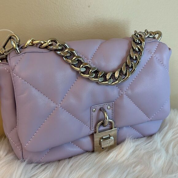 NWOT Steve Madden (Btulsa) Quilted/ Shoulder Crossbody Bag - Lavender - Picture 3 of 10